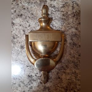 Vintage Brass Door Knocker
